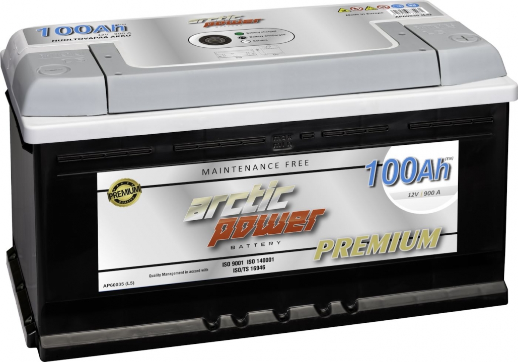 Arctic Power Premium -akku, 100Ah 900A