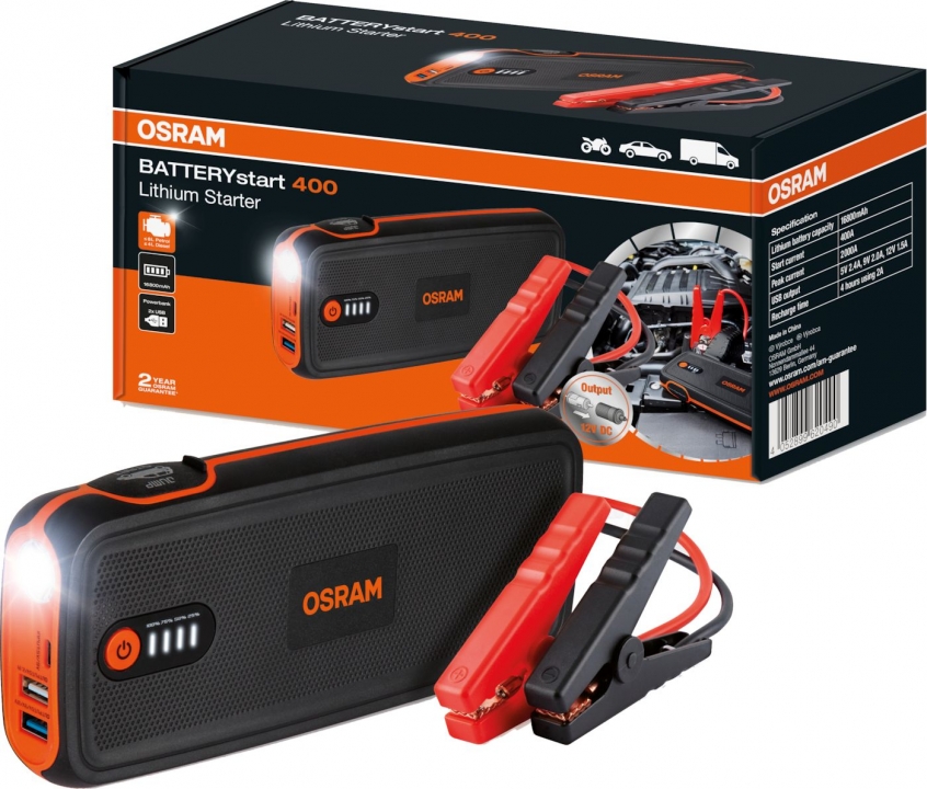 Osram BatteryStart OBSL400 -apukäynnistin 