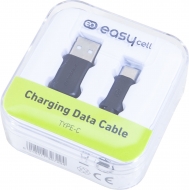 SBS easycell USB-C - USB kaapeli 2,0 1,5m, musta